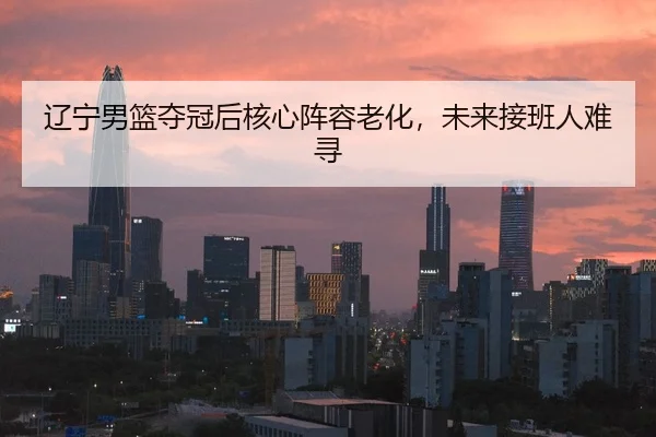 辽宁男篮夺冠后核心阵容老化，未来接班人难寻